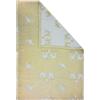 MON P'TIT DODO Mon PTIT Dodo - Coperta Lupo DE Mare, 80 x 100 cm, colore: Giallo
