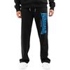 Lonsdale Herdley Jogging, Nero/Blu, M Uomo