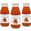 Agricola Miglioretti - Succo di arancia carota e mela 3x200 ml - 100% Biologico, Spremuta a Freddo senza Zuccheri Aggiunti - Prodotto Italiano Naturale e Dissetante