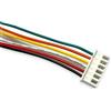 VUNIVERSUM 5x Premium 6Pin 5s XH 2,54mm 2,54 Connettori incl. Cavo Elettronico 30cm 26AWG Colorato + Presa Libera per Cavo Bilanciatore Lipo Batteria Pitch RC JST-XH (6Pin)