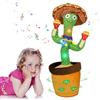 MeHoo Cactus Che Balla e Ripete con Funzione di Controllo Del Volume, Bambola di Peluche Leggera Ripetere ciò Che Si dice Baby Incoraggiare la Parola Giocattoli Regali e Decorazione Della Casa
