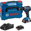 Bosch Professional 06019H5201 - Trapano avvitatore GSR 18 V, 55 (2 batterie da 2,0 Ah, max. Coppia di serraggio: 55 Nm, in L-BOXX), 18 V, blu