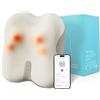 Arboleaf Cuscino Massaggiante Elettrico con Bluetooth e Controllo APP, massaggiatore Schiena e Collo, Massaggiatore Lombare, Massaggio Shiatsu con Calore, Idee Regalo per Uomo Donne Mamma Papà
