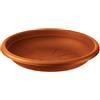 Saturnia Art Plast Sottovaso per Vaso Ø 25 cm, Terracotta