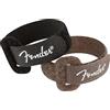 Fender© Cable Ties Riutilizzabile multifunzione fascette di corde - Lunghezza 17.5 cm - Nero/Marrone - Set di 6