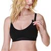 Bravado Designs Reggiseno da donna in cotone per maternità e allattamento, senza fili, copertura completa, nero, M