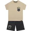 How To Train Your Dragon Set Abbigliamento Bambino, Maglietta Ragazzo E Pantaloncini Ragazzo Toothless, T Shirt Bambino E Shorts Cotone, Beige 8-9 Anni