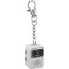 Sxhlseller Mini Fotocamera Portachiavi, Fotocamera Digitale retrò Indossabile con Ciondolo Collana, 2 MP 480p Minuscole Piccole Fotocamere Portatili, Display da 0,96 Pollici, 150 Minuti di (WHITE)