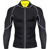 Leapiture Muta da Uomo a Maniche Lunghe Muta Intera da Uomo Muta da Bagno Costume da Bagno Abbigliamento da Immersione per Lo Snorkeling Surf Immersioni Nuoto Kayak Vela Canoa