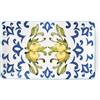 Excelsa Amalfi Set 6 Piatti Portata/Aperitivo, Ceramica, 20x12,5 cm, Multicolore