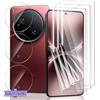 Jaavkkma 3 Pezzi Pellicola Protettiva Flessibile per VIVO X200 Ultra + 3 Pezzi Pellicola Vetro Temperato Fotocamera, HD/Anti-graffio, Protezione Schermo per VIVO X200 Ultra - Pellicola TPU Morbida