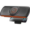 NETVIP Vivavoce Bluetooth per Auto Portatile Kit Vivavoce Bluetooth per Smartphone Con Altoparlante Potente Da 3W, e Scheda TF,Connettività Dual Link con Clip per Aletta Parasole
