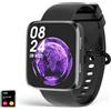 MISIRUN Smartwatch Uomo Donna, 1.71'' HD Orologio Fitness, 20+ Sportive Activity Fitness Tracker,Contacalorie/Passi/Distanza, IP68 Impermeabile/Sonno/SpO2/Messaggi per Android iOS（nero）