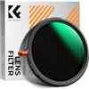 K&F CONCEPT 62mm Nano-Klear Filtro 3 In 1 CPL & Black Mist 1/4 & ND2-32 | con 3 Panni di Pulizia per Obiettivo Fotocamera, Filtro in Vetro Ottico con Nano Rivestimento - FA305