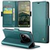 Rerzoiro Cover per Xiaomi Redmi Note 14 Pro 5G / Poco X7 Custodia Portafoglio [Blocco RFID] Premium Pelle PU Wallet Case Flip Libro con Porta Carte Slot Flip Case per Redmi Note 14 Plus 5G, Blu-verde