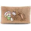 NICI- Cushion Bunny 43x25cm 62335 Cuscino con Motivo leprotto Lopino, Morbido e Adatto, Ragazze, Neonati e Amanti dei Peluche, Ideale per casa, Asilo o in Viaggio, 43 x 25 cm, Marrone, Colore Coniglio