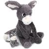 Les Déglingos Les PTIPOTOS by Peluche Maman Bebe - tout doux - cadeau Naissance - Poitou ANE Maman & Bebe Gris - 24 cm