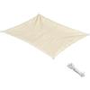 Purovi Tenda da Sole per Esterno - Telo Ombreggiante Impermeabile, 3,5 x 5m - Vela Parasole per Giardino, Terrazzo e Piscina - Copertura con Anelli Rettangolare