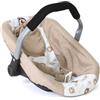 Bayer Chic 2000 - Seggiolino auto per bambole, per bambole, accessori per bambole, orsetti, beige, 708-63, 45 x 31 x 32 cm
