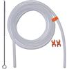 Jotaca Tubo per latte di ricambio, 2 m, spazzola di pulizia, clip per macchina da caffè automatica compatibile con Jura Sieeco, Melitta Krups Severin Philips