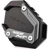 ZEXDDI Adatto per moto 450MT CF 450 MT MT450 2024 2025 CNC Kickstand Pad piede allargato piastra laterale estensione MT 450 accessori (grigio)