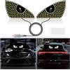 VOAKZEF Occhi del Diavolo LED Devil Eyes Auto USB Plug & Play - Luci dinamiche con 12 modalità per parabrezza e segnalazione