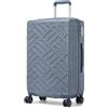 Supercase 64,5cm Valigia Media Rigida Leggero da Trasportare Trolley Medio Rigido con Ruote e Serratura TSA,Grigio