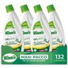 Winni's - Detersivo Gel Lavastoviglie Ipoallergenico, 132 Lavaggi, Azione Detergente, Sgrassante e Brillantante, Fragranza di Limone, con Materie Prime di Origine Vegetale, 561 ml x 4 Confezioni