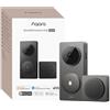 Aqara 2K Videocitofono G410 Suoneria, Hub Matter, Cablato/Wireless, Grigio | Homekit Secure Video, Wi-Fi 2.4/5Ghz, Radar Mmwave, Audio Bidirezionale, Compatibile Con Alexa, Google, Smartthings
