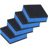PATIKIL Gomma Anti Vibrazioni Cuscinetti 4pz 2 x 2 x 7/8 Pesante Eva Centro Isolamento Tappetini Aria Compressore Gomma Piedini per Aria Condizionatore HVAC Lavatrice e Asciutto