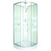 ONDÉE ONDEE - Cabina doccia idromassaggio AMELIA - Porta scorrevole - Bianco - quadrante 80cm