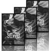 VUVUZULA Cornice portafoto 50x70 cm Nero Legno Set da 3 Cornici in legno Foto Quadro MDF