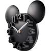 Lafocuse Orologio da Parete Topo Carino Moderno, Numeri 3D Creativo Design, Nero Orologio Facile da Leggere per Bambini Ragazzo Ragazza Soggiorno Camera da Letto Scuola 32x28cm