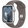 Apple Watch Series 9 (2023) GPS + Cellular 45 mm - Acciaio inossidabile Argento - Cinturino Sport Grigio, excellent