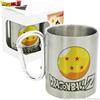 ABYSTYLE DRAGON BALL Z OFFICIAL AND LIMITED CARABINAR MUG | TAZZA IN METALLO CON MANICO MASCHETTONE E FANTASIA SFERA 4 STELLE