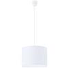 Eglo Sospensione Rossano 1Luce 60Watt E27 in Tessuto Bianco
