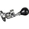 Point 16015201 - Campanello a trombetta per Bici, Colore Nero-Argento, Lunghezza Circa 18 cm