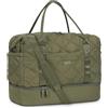 Lekespring Borsone da Viaggio Donna Grande Bagaglio a Mano Borsa da Viaggio con Scomparto Scarpe e Beauty Case, Imbottita Borse Weekend Travel Duffel per Parto Ospedale Palestra Nascita Aereo, Verde