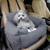 NUKied Seggiolino per Auto Cani,Seggiolino da viaggio per cani,kennel cane piccolo,trasporto cani auto,Rimovibile e Lavabile,Dog Kennel with Storage Bag and Seat Belt, per Auto Domestici per Interni,Grigio