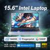 xia man 15.6 "Intel Notebook PC Gamer Laptop Ultra sottile Intel Celeron N4000 16GB RAM 1TB 2TB SSD Office Study Computer PC Windows 11 Pro - Argento