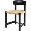 Gubi - Sedia Daumiller - Nero - Corda - Designer Rainer Daumiller