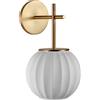 Carpyen - Lampada da parete Mei - Oro - Porcellana - Designer Ester Pujol