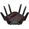 ASUS ROG Rapture GT-BE19000 router wireless Multi-Gigabit Ethernet Tri-band (2,4 GHz/5 GHz/6 GHz) Nero, Rosso [90IG0850-MO9A0V]