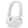 PHILIPS TAH4209WH Cuffie On-Ear wireless bluetooth leggere con isolamento acustico passivo - 55 ore di riproduzione, suono naturale, chiamate chiare, bassi dinamici, 2 ore di carica USB-C - Bianco