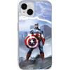 Ert Group custodia per cellulare per Apple Iphone 14 originale e con licenza ufficiale Marvel, modello Captain America 003 adattato in modo ottimale alla forma dello smartphone, custodia in TPU