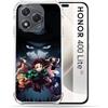 Cokitec Cover rinforzata per Honor 400 Lite 5G Manga Demon Slayer Nero