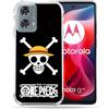Cokitec Cover rinforzata per Motorola G24 4G Manga One Piece con teschio
