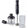 Ariete 601 Frullatore a Immersione con tritatutto 700 W con 2 velocità Dark Grey