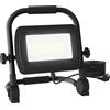 EasyComfort Faretto LED da Lavoro da 6500k con Testa Girevole e Supporto, in Alluminio e Metallo, 25.5x16x25.5 cm, Nero