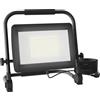 EasyComfort Faretto LED da Lavoro da 6500K con Testa Girevole e Supporto Regolabile, in Alluminio e Metallo, 35x20x32 cm, Nero